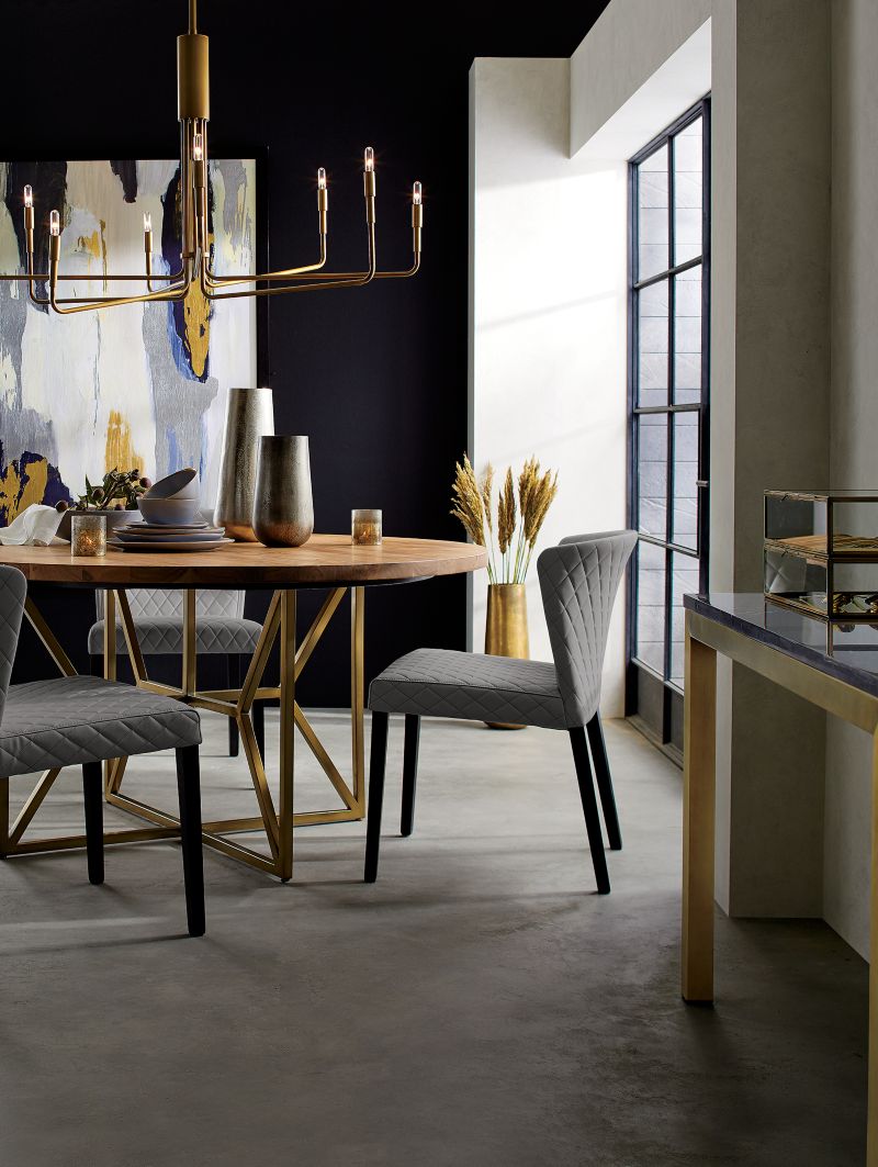 Hayes 60" Round Acacia Dining Table + Reviews Crate & Barrel Canada