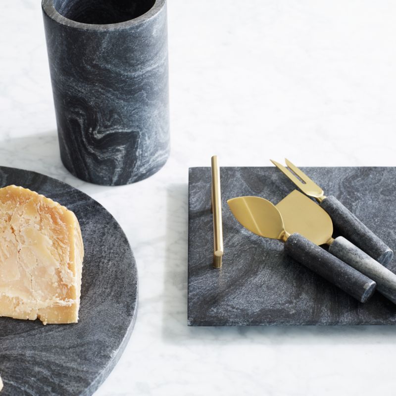 Hayes Black Marble Wine Cooler + Reviews Crate & Barrel Canada