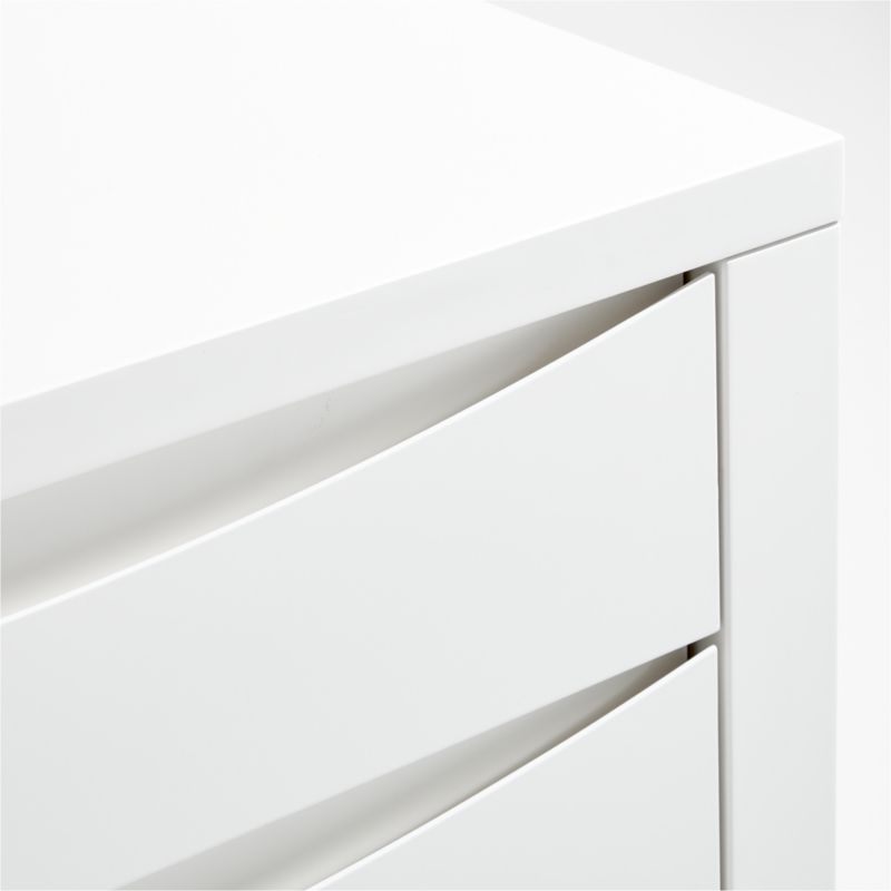 Hilde White Wood Dresser + Reviews Crate & Barrel
