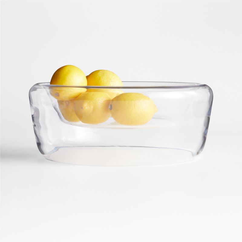 Ital Large Glass Decorative Centerpiece Bowl 11" + Reviews Crate