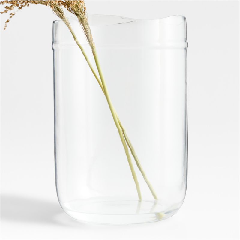 Arden ExtraLarge Glass Pillar Candle Holder 20" by Jake Arnold