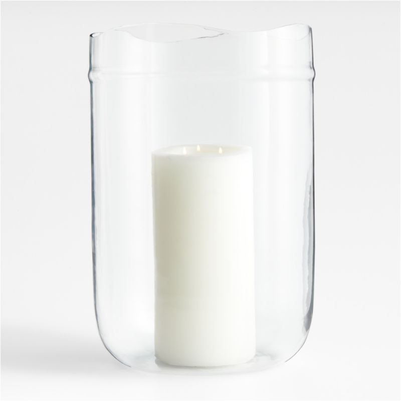 Arden ExtraLarge Glass Pillar Candle Holder 20" by Jake Arnold
