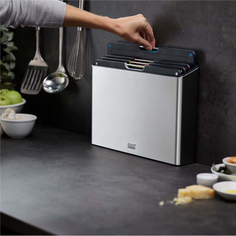 Joseph Joseph Folio Stainless Steel 4piece Cutting Board/Serving Board