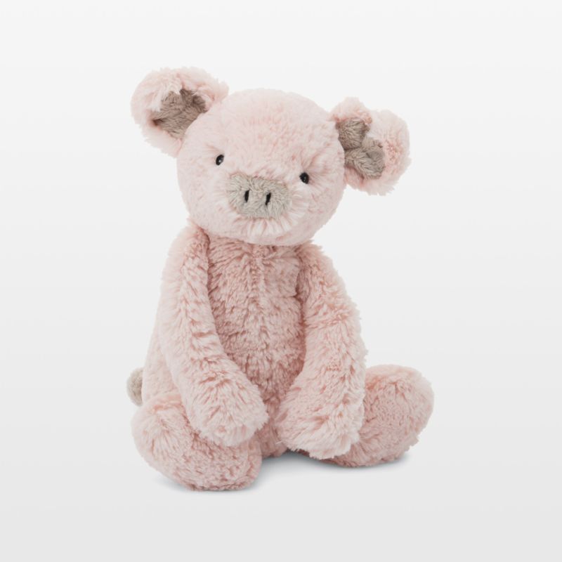 Jellycat Medium Bashful Pig Kids Stuffed Animal Crate & Kids
