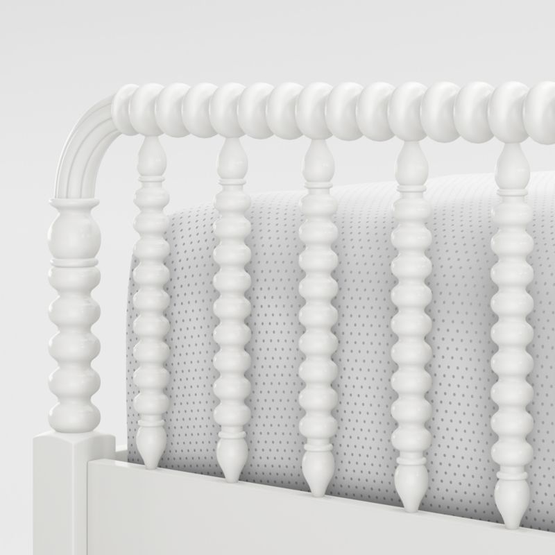 Jenny Lind White Wood Spindle Kids Queen Bed + Reviews Crate & Kids