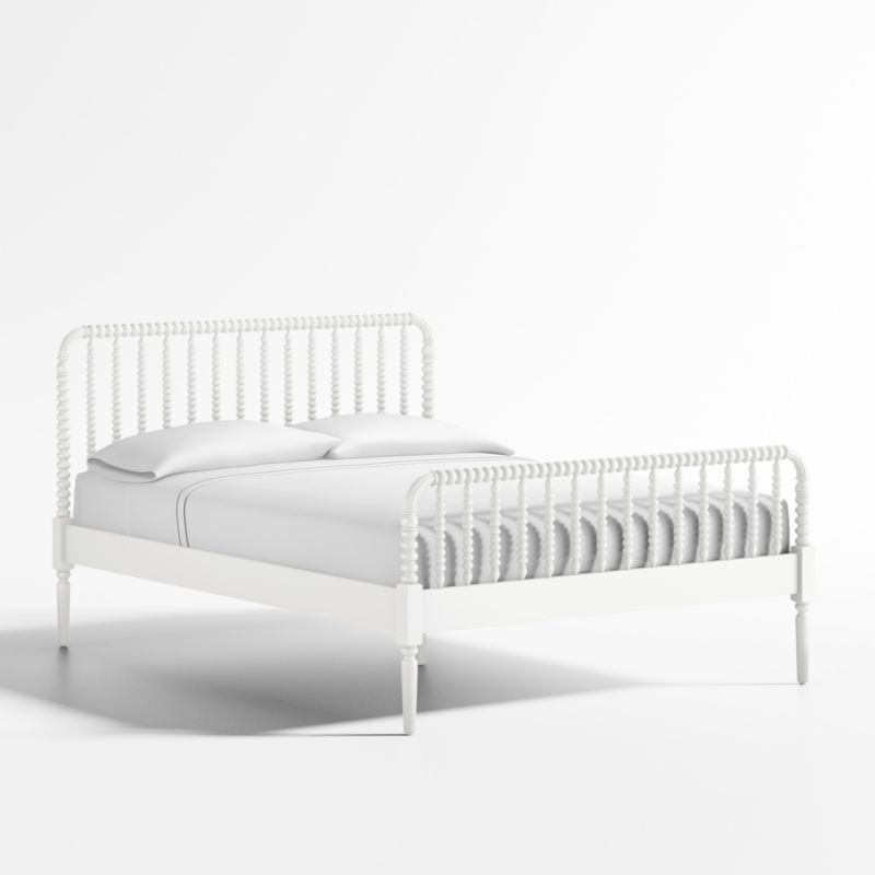 Jenny Lind White Queen Bed + Reviews Crate & Kids