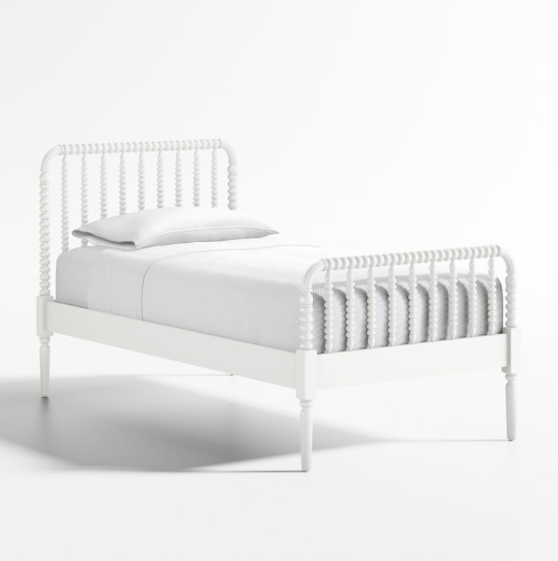 Jenny Lind White Wood Spindle King Bed + Reviews Crate & Kids