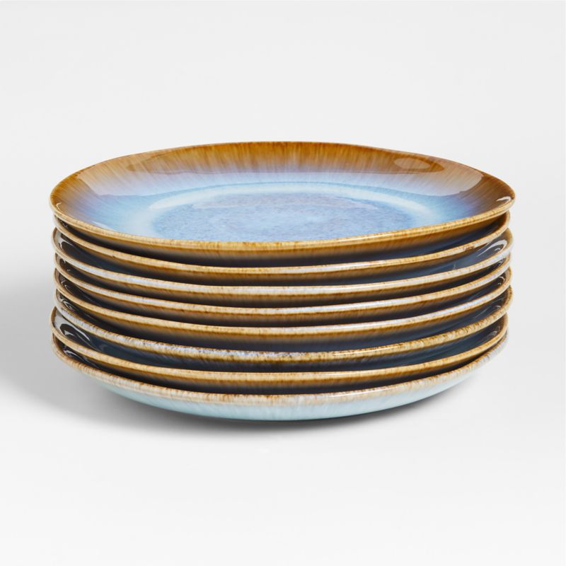 Julo Blue Dinner Plates, Set of 8 + Reviews Crate & Barrel Canada