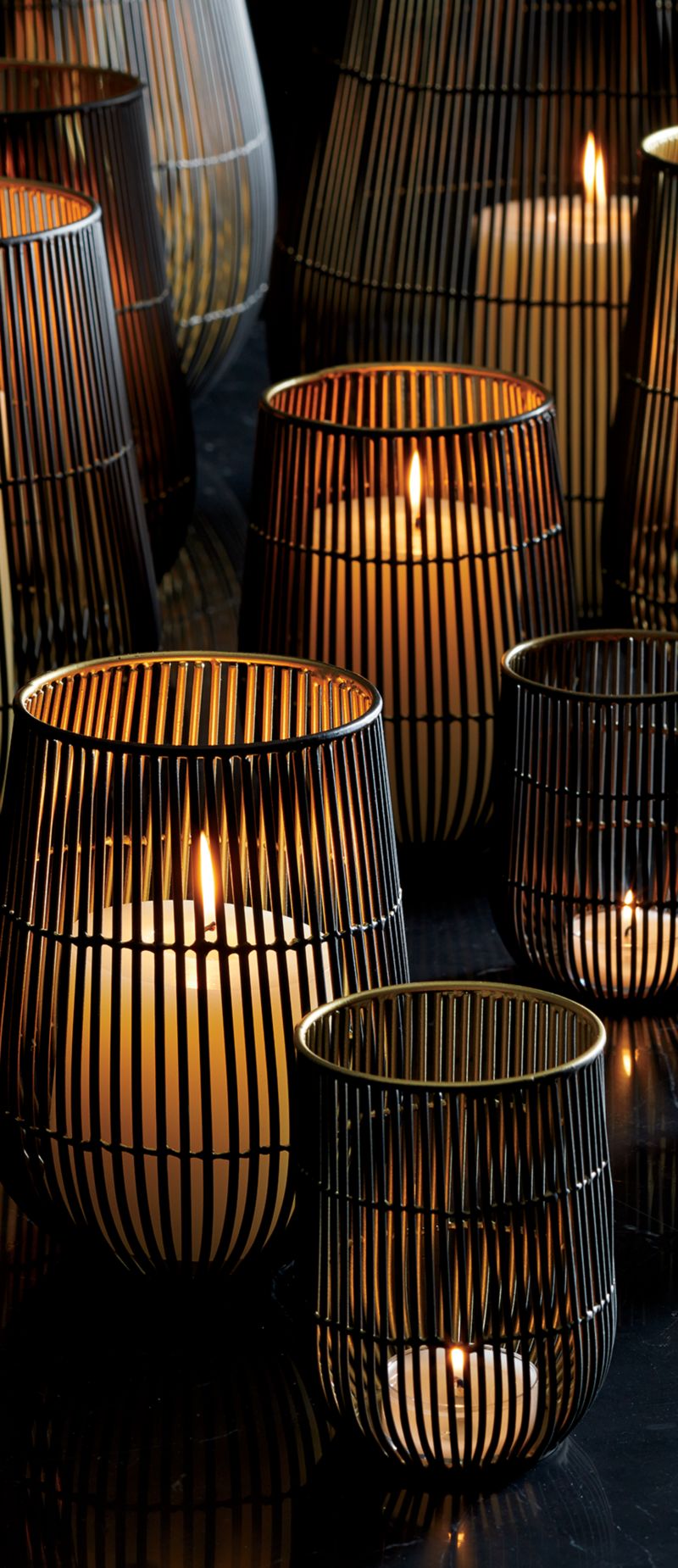 Kent Wire Hurricane Candle Holder 12" + Reviews Crate & Barrel