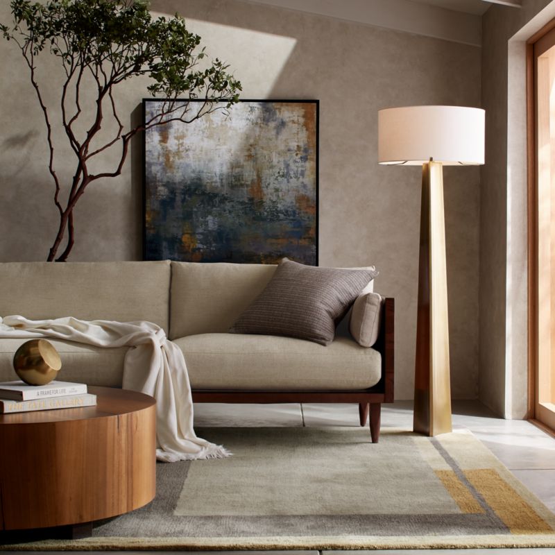 Dillon Natural Yukas Wood 40" Round Coffee Table + Reviews Crate