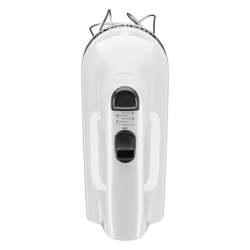 KitchenAid White 5Speed Electric Hand Mixer + Reviews Crate & Barrel