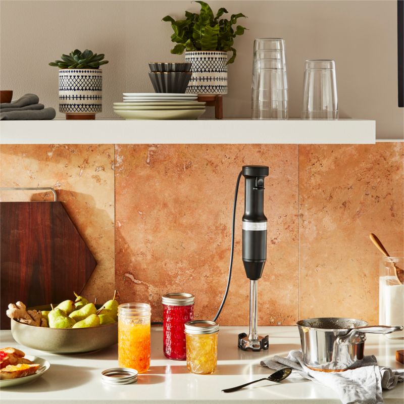 KitchenAid Matte Black Variable Speed Corded Hand Immersion Blender