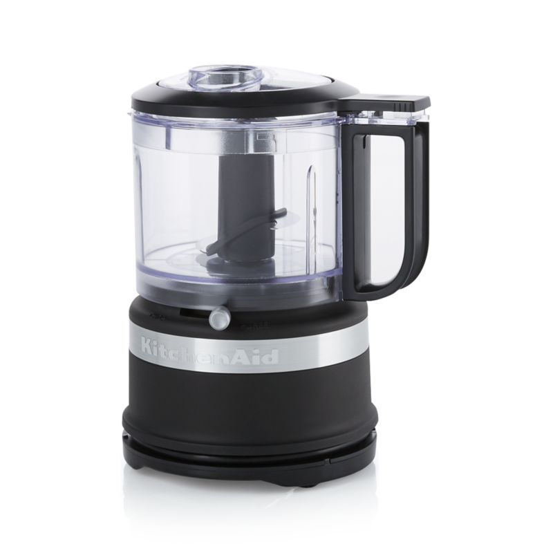 KitchenAid Matte Black 3.5Cup Food Chopper + Reviews Crate & Barrel