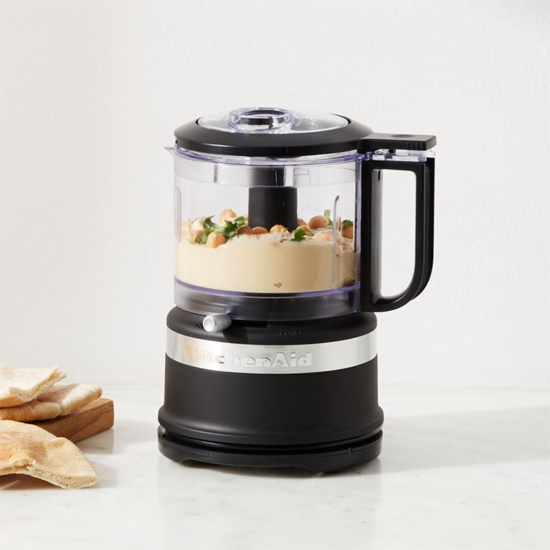 KitchenAid Matte Black 3.5Cup Food Chopper + Reviews Crate & Barrel