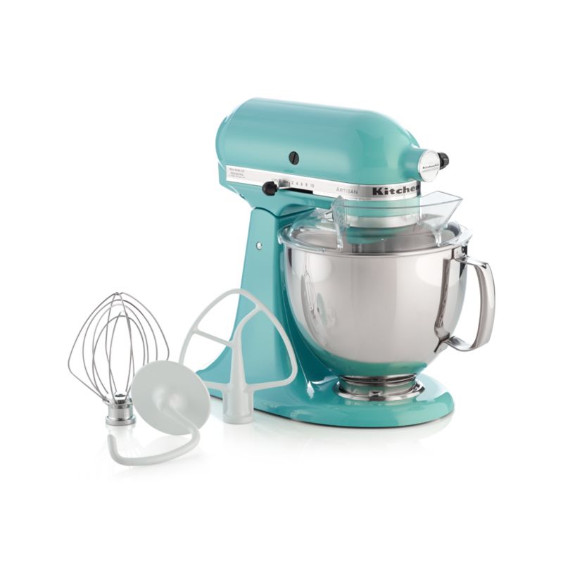 KitchenAid KSM150PSAQ Artisan Aqua Sky Teal 5Quart TiltHead Stand