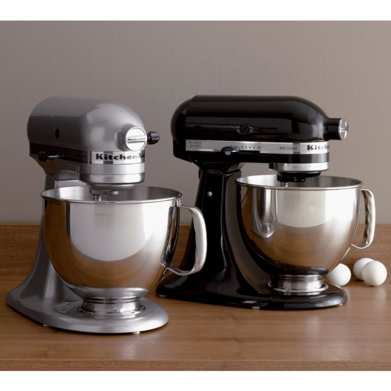 KitchenAid KSM150PSOB Artisan Onyx Black 5Quart TiltHead Stand Mixer + Reviews Crate & Barrel