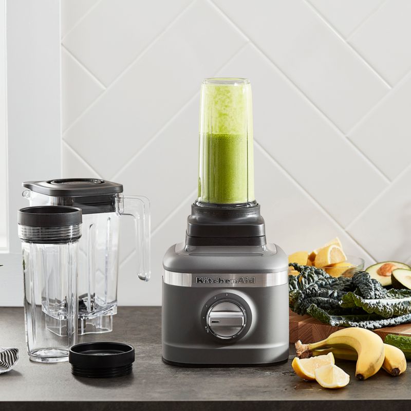 KitchenAid K150 Matte Charcoal Grey Blender Set + Reviews Crate