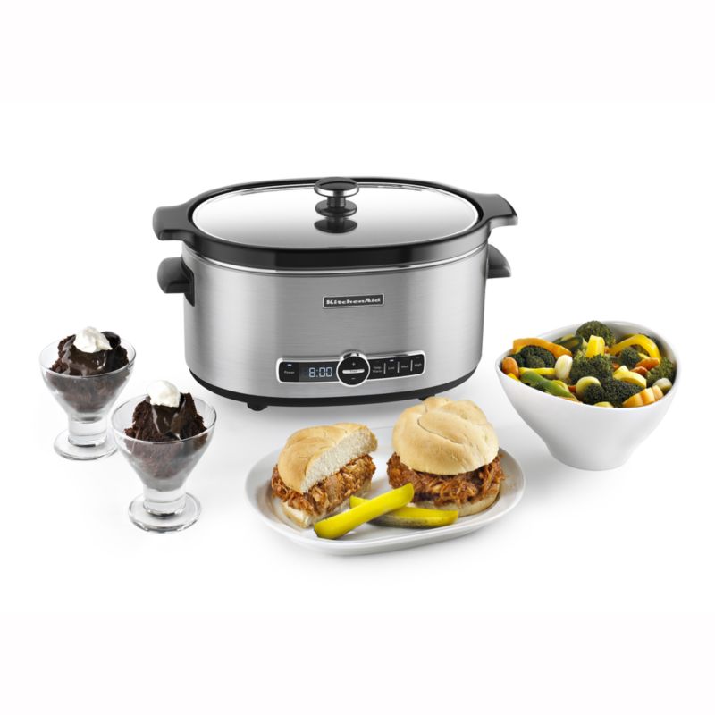 KitchenAid 6Qt. Slow Cooker Crock Pot + Reviews Crate & Barrel