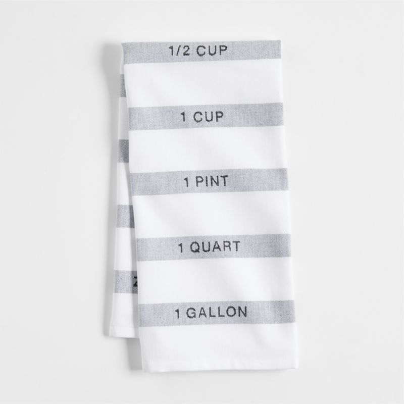 Kitchen Conversion Organic Cotton Dish Towel + Reviews Crate & Barrel