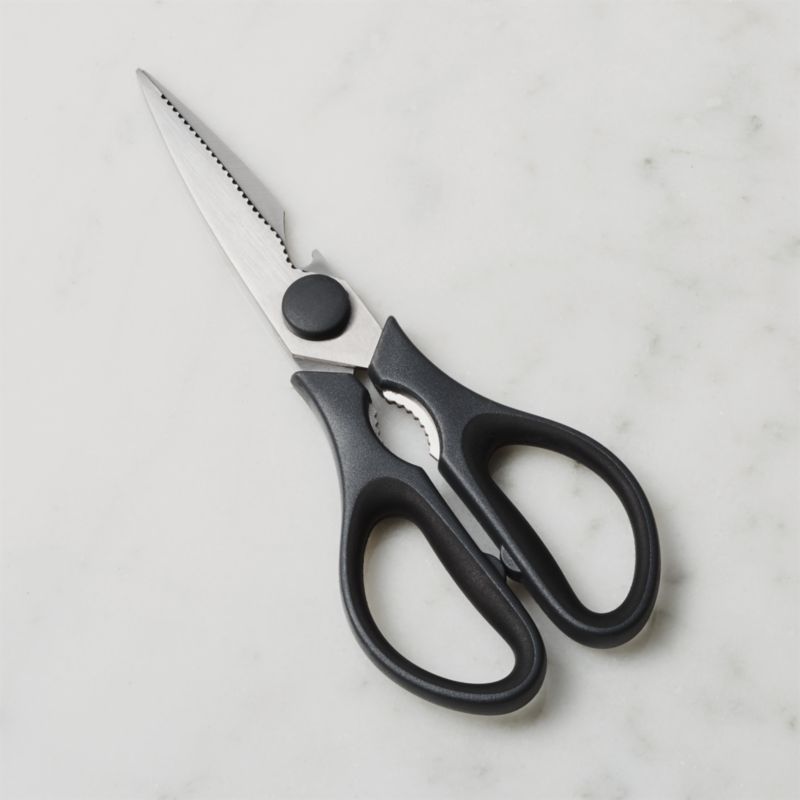 Kitchen Scissors Black, Ultra Sharp Multifunctional Kitchen Shears