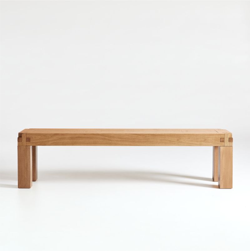 Knot Rustic Dining Bench + Reviews Crate & Barrel Canada