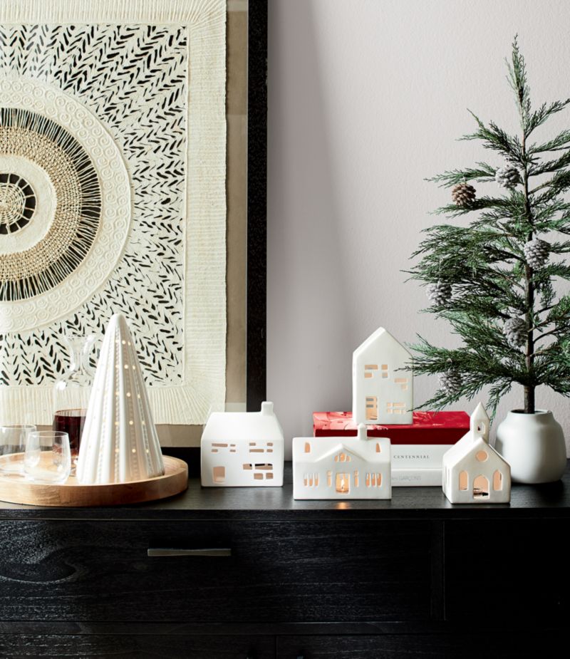 Ike Wooden Round Decorative Tray 15" + Reviews Crate & Barrel Canada