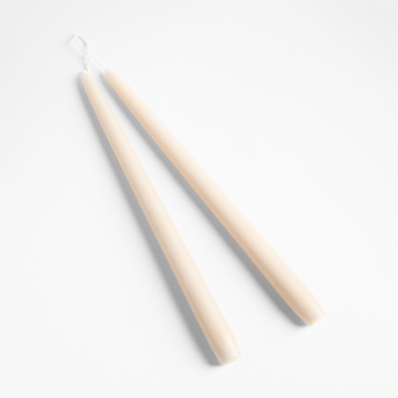 Off White Dipped Taper Candles, Set of 2 by Laura Kim + Reviews Crate
