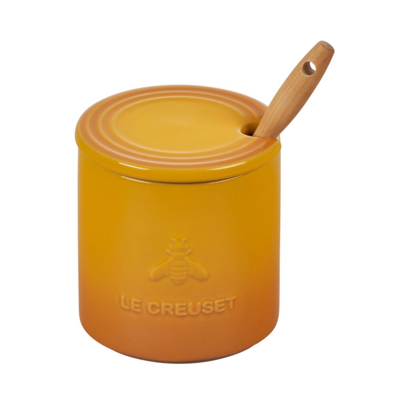 Le Creuset Honey Pot with Dipper + Reviews Crate & Barrel