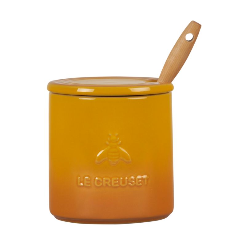 Le Creuset Honey Pot with Dipper + Reviews Crate & Barrel