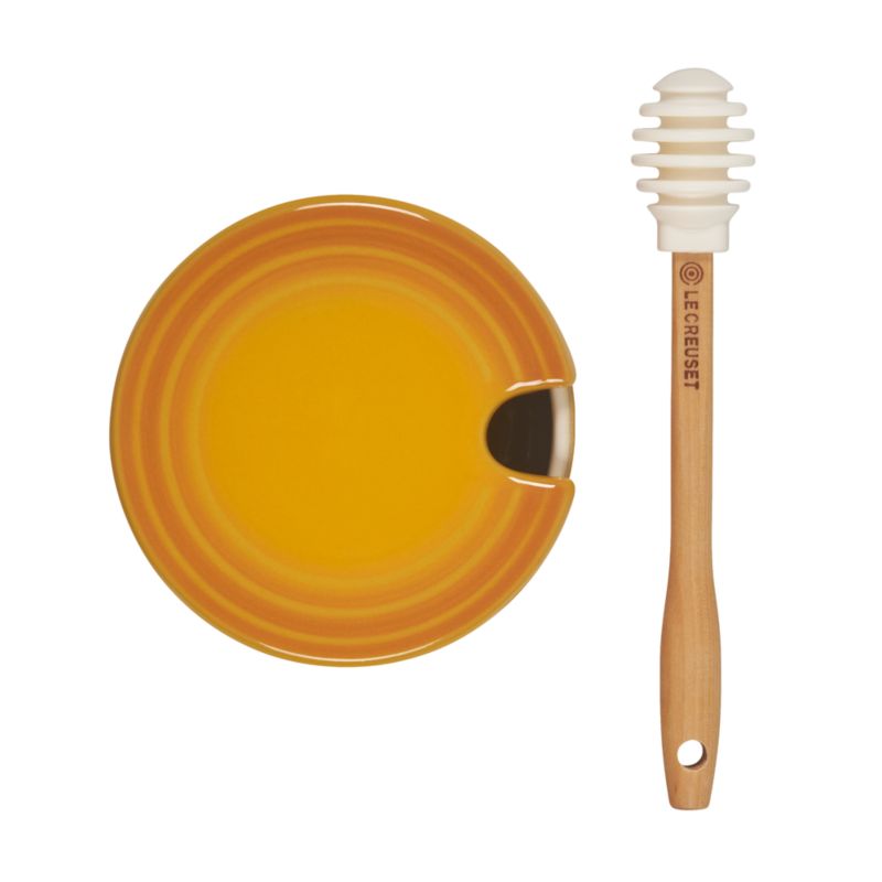 Le Creuset Honey Pot with Dipper + Reviews Crate & Barrel