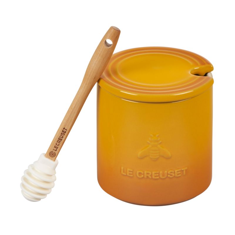 Le Creuset Honey Pot with Dipper + Reviews Crate & Barrel