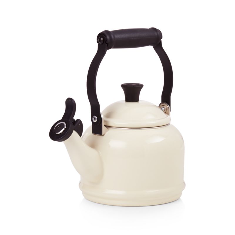 Le Creuset Demi 1.25Qt. Cream Stovetop Whistling Tea Kettle + Reviews