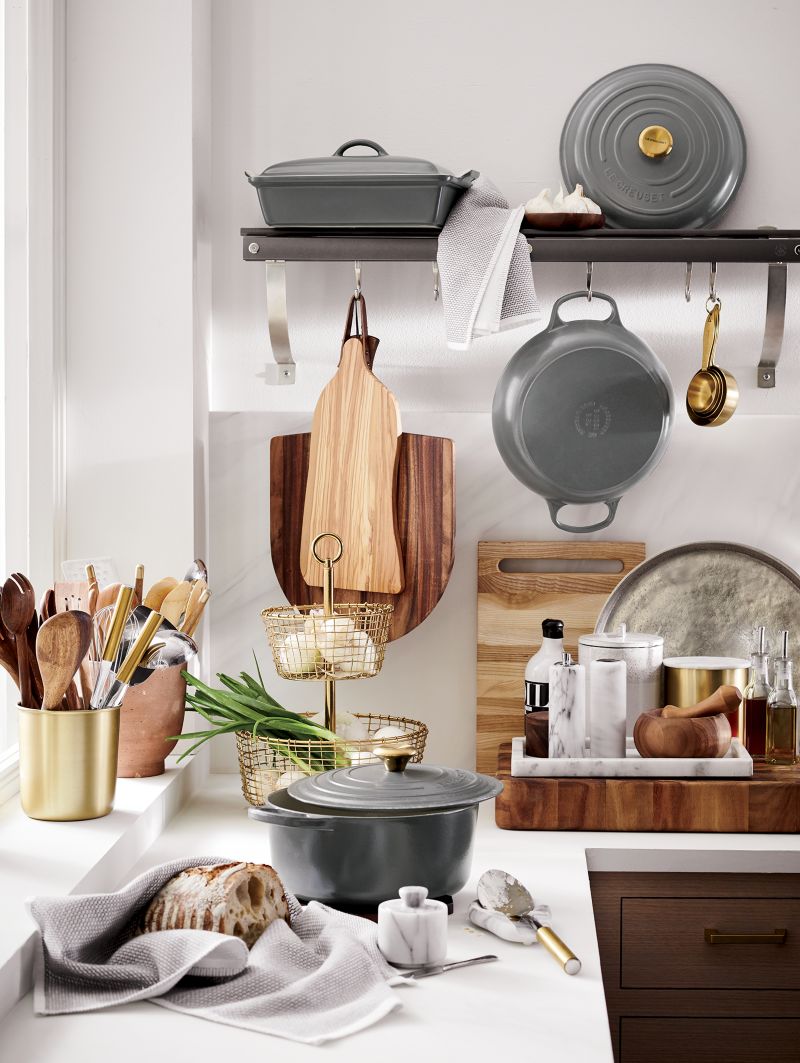 Le Creuset Heritage Covered Rectangle Graphite Grey Stoneware Ceramic