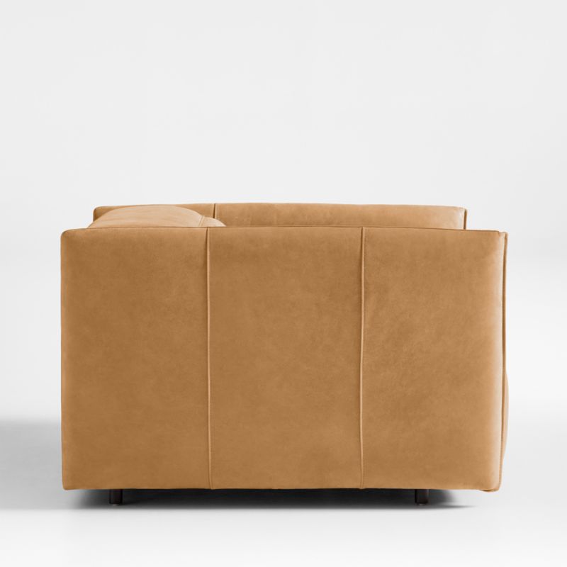 Leisure Power Recliner Leather Chair Crate & Barrel