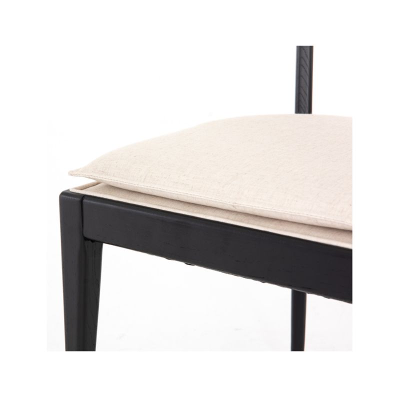 Libby Black and Natural Cane Dining Chair + Reviews Crate & Barrel Canada