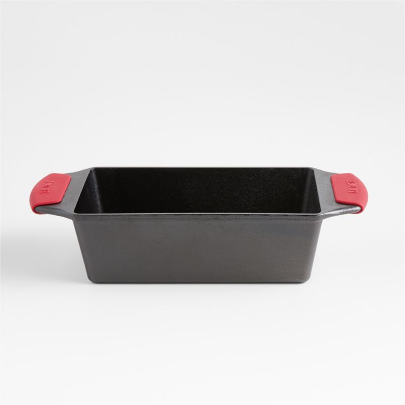 Lodge Cast Iron Loaf Pan with Silicone Grip + Reviews Crate & Barrel