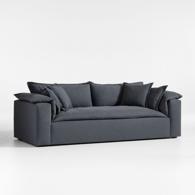 Malta Slipcovered Bench Seat Sofa 104" Crate & Barrel