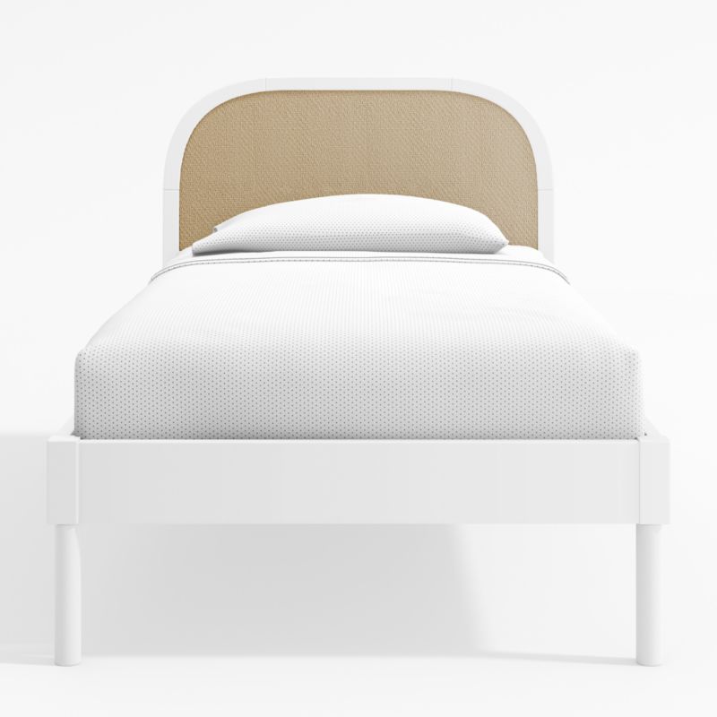 Maren Kids White Cane Bed Frame Crate & Kids Canada
