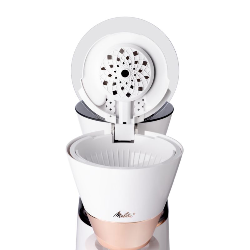Melitta Vision White 12Cup Drip Coffee Maker + Reviews Crate & Barrel