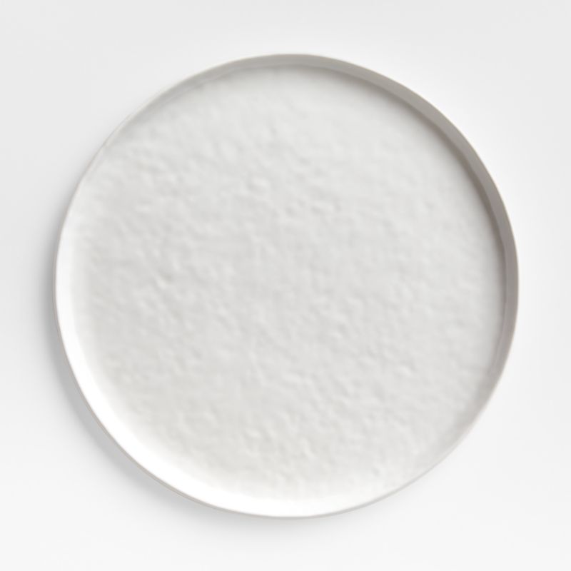 Mercer Matte White Dinner Plate + Reviews Crate & Barrel
