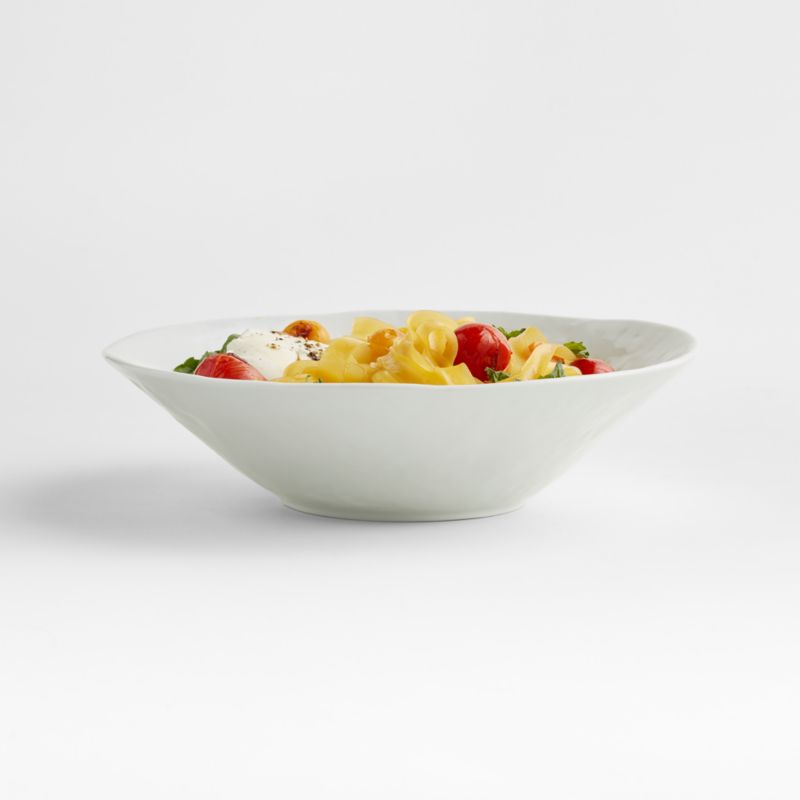 Mercer White Pasta Bowl + Reviews Crate & Barrel Canada