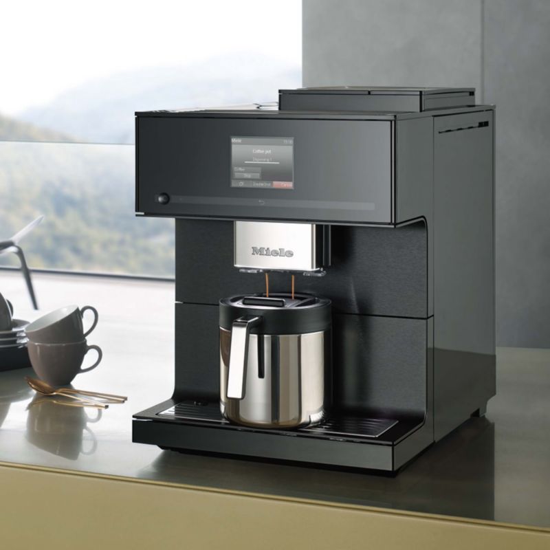 Miele CM7750 Obsidian Black Coffee Select Countertop Coffee and