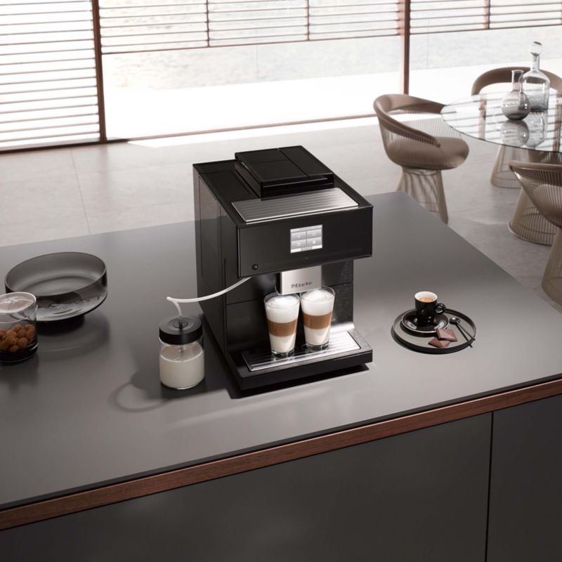 Miele CM7750 Obsidian Black Coffee Select Countertop Coffee and