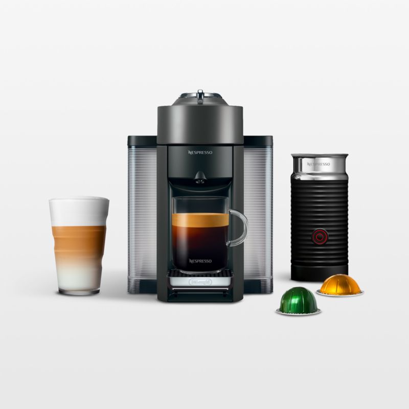 Nespresso by De'Longhi Graphite Metal Vertuo Coffee and Espresso