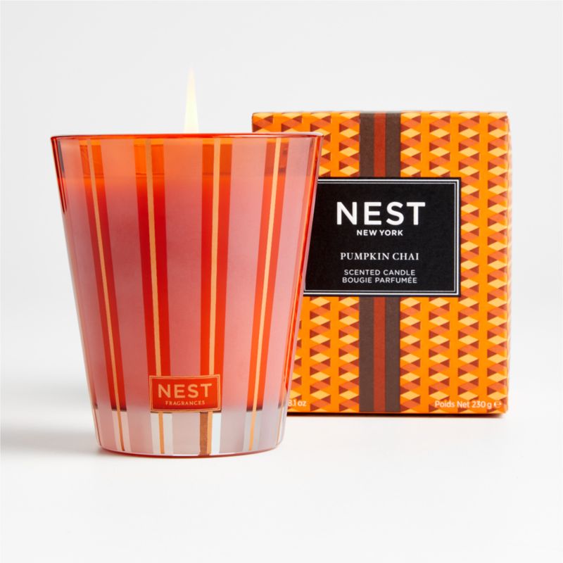 NEST New York Pumpkin Chai Scented Candle + Reviews Crate & Barrel
