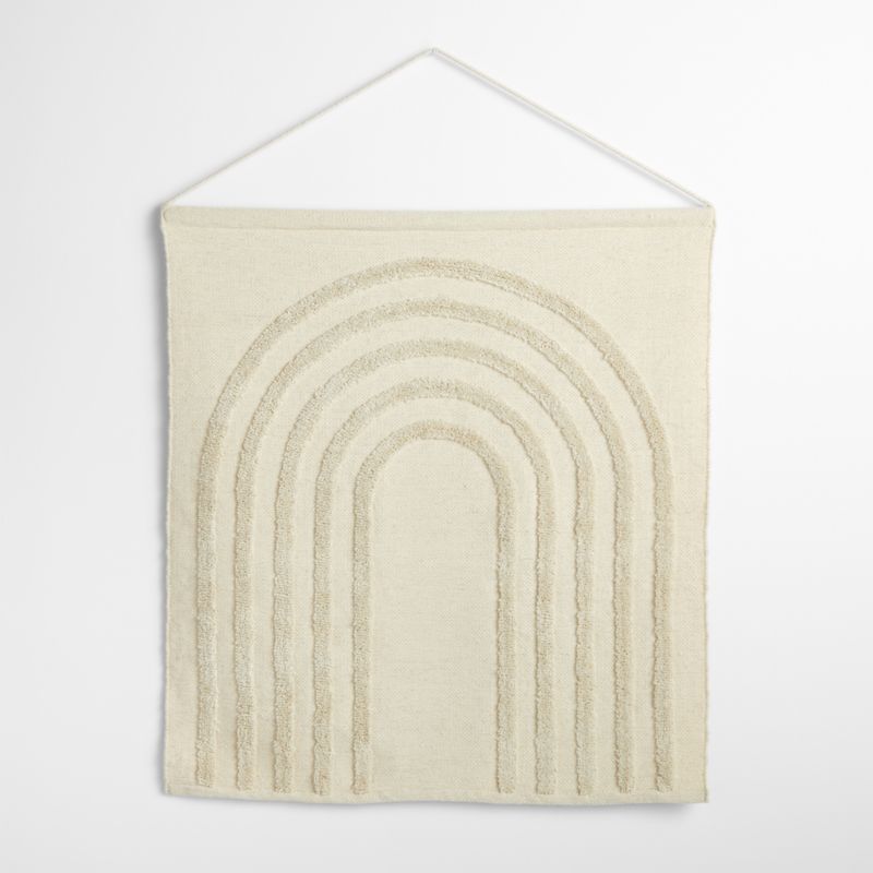 Neutral Rainbow Wall Tapestry + Reviews Crate & Kids