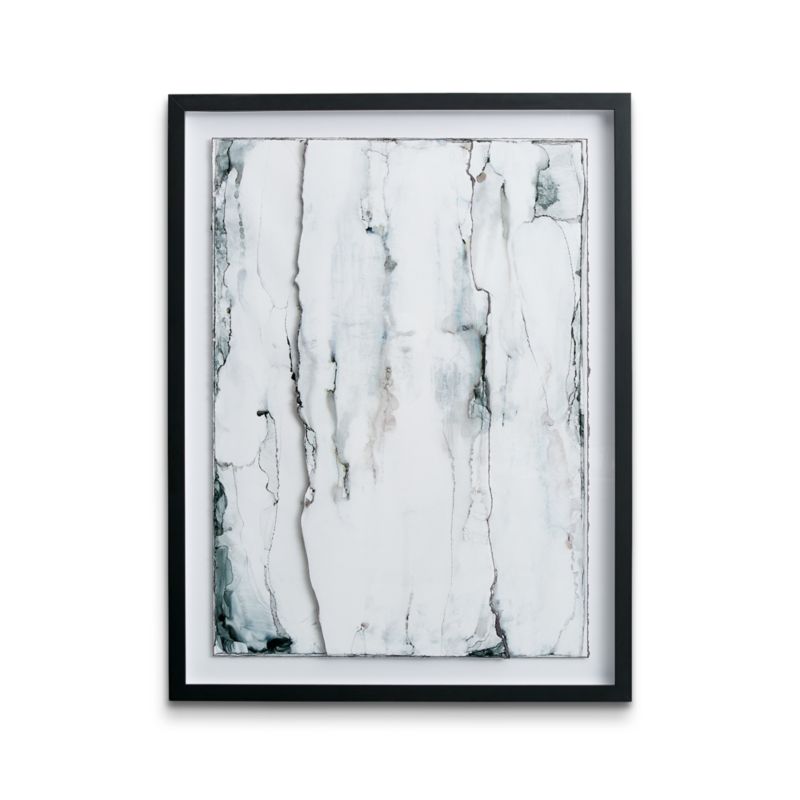 'Nimbus Dimensional' Framed Paper Abstract Wall Art Print 32.75"x42.75