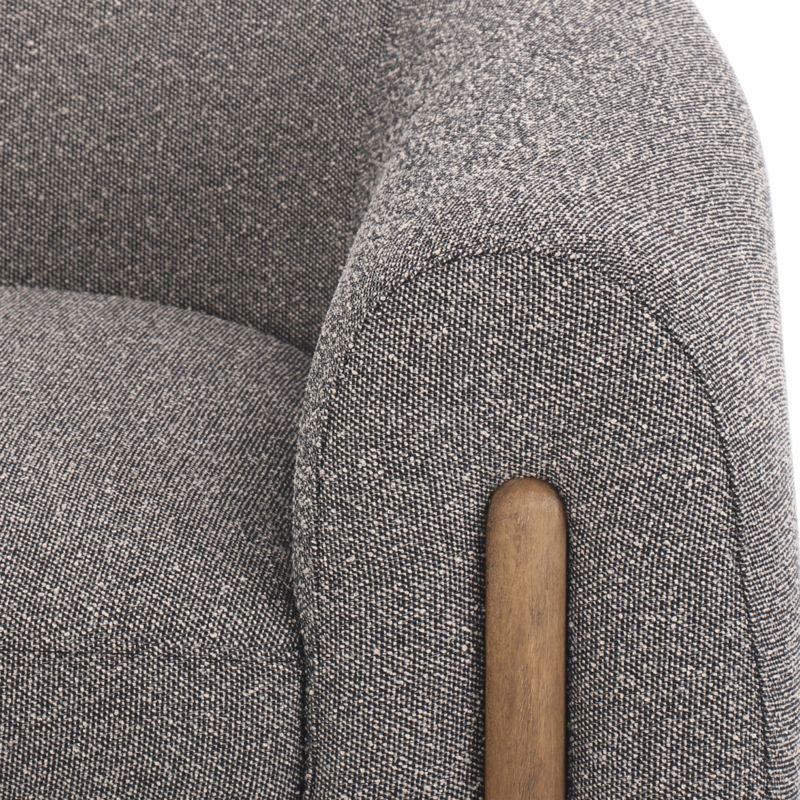 Nora Grey Tub Chair + Reviews Crate & Barrel