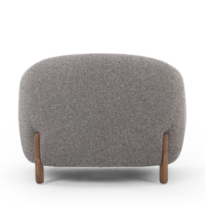 Nora Grey Tub Chair + Reviews Crate & Barrel