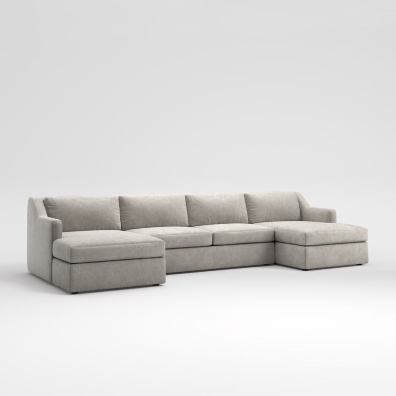 Notch 3Piece Sectional Sofa Crate & Barrel Canada